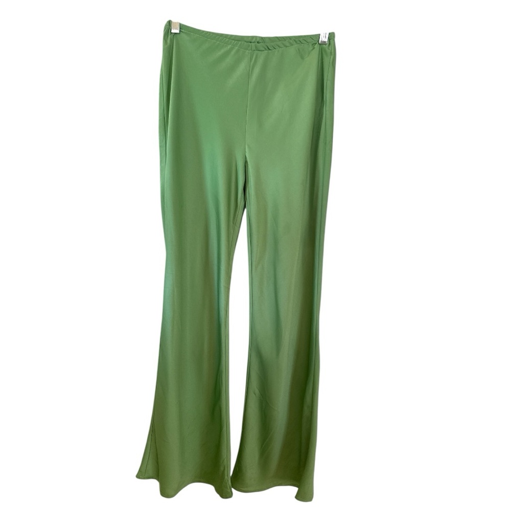 Princess Polly Joshua Green Flare Pants. Size 2 - Picture 7 of 11